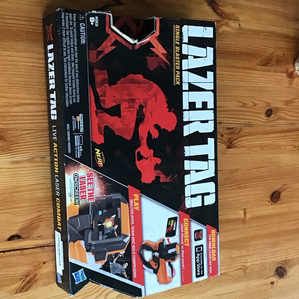 Nerf Lazer Tag Set - Black, Red, Orange